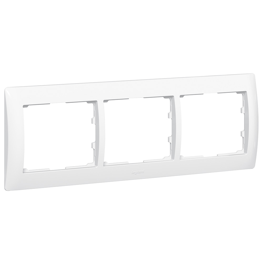 Galea Life Рамка 3 поста белая