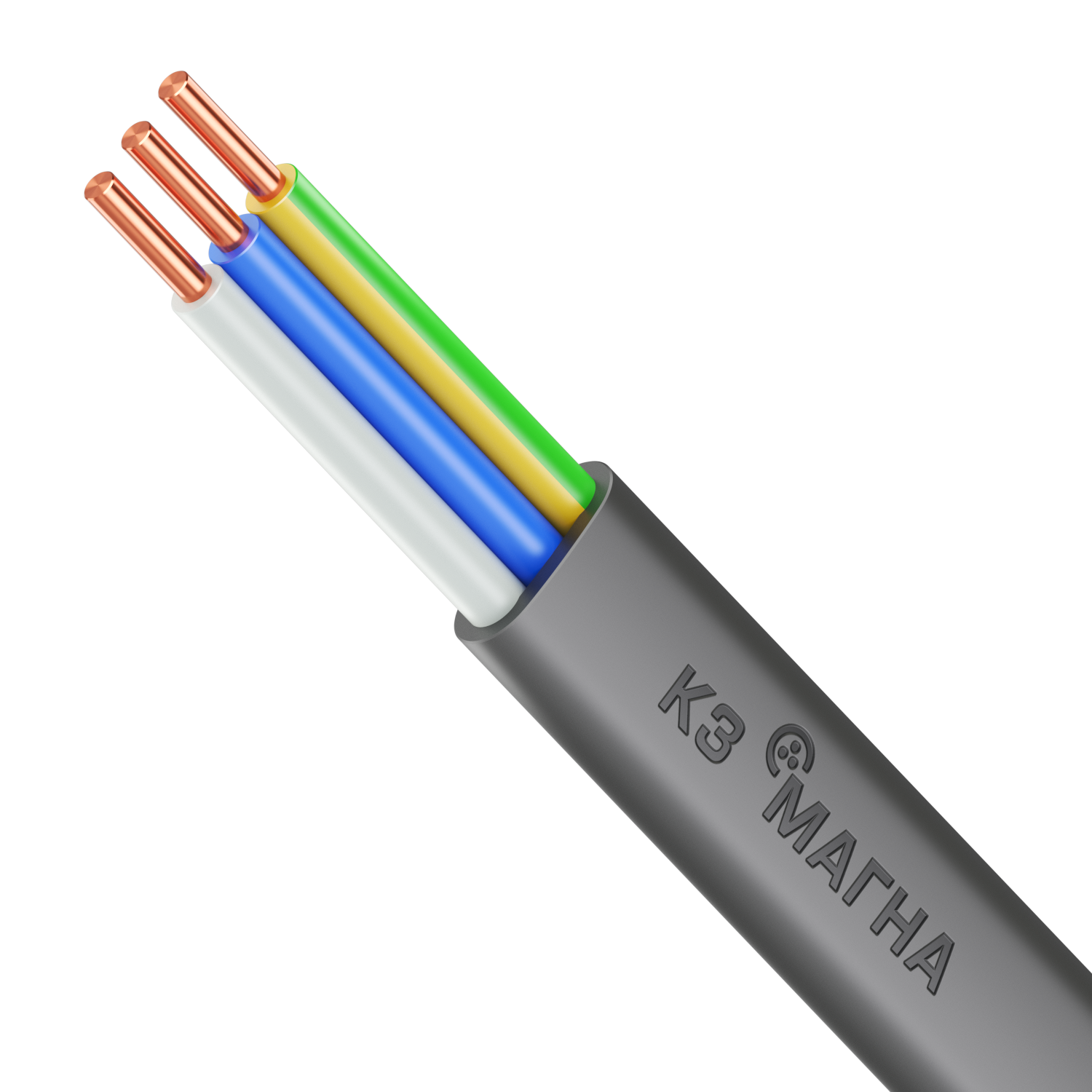 Кабель силовой ВВГПнг(А)LS 3х2.5ок-0,66ТРТС (100м)