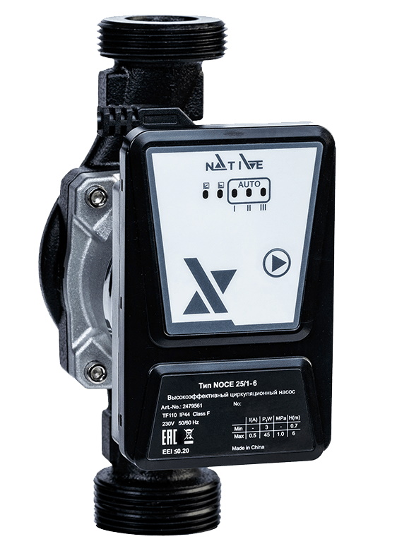 Насос циркуляционный Native NOCE 25/1-4