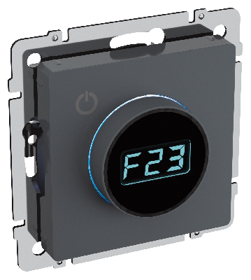 BRITE Термостат электронный с индикацией ТС10-1-БрМ маренго IEK