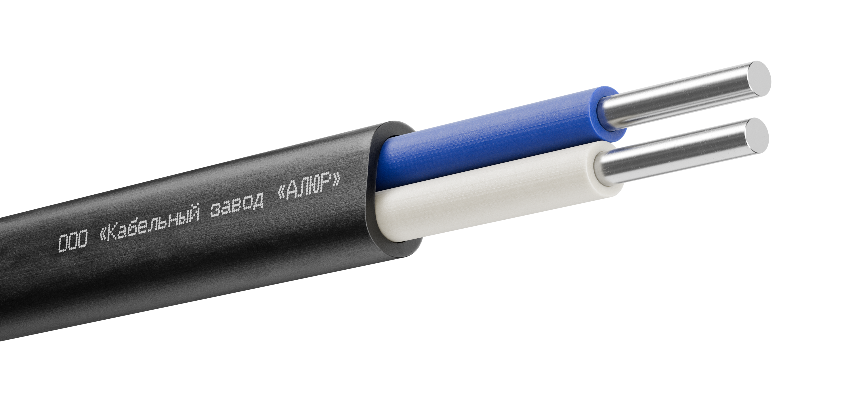 Кабель силовой АВВГ-П 2х10 (N)-0.660 плоский однопроволочный