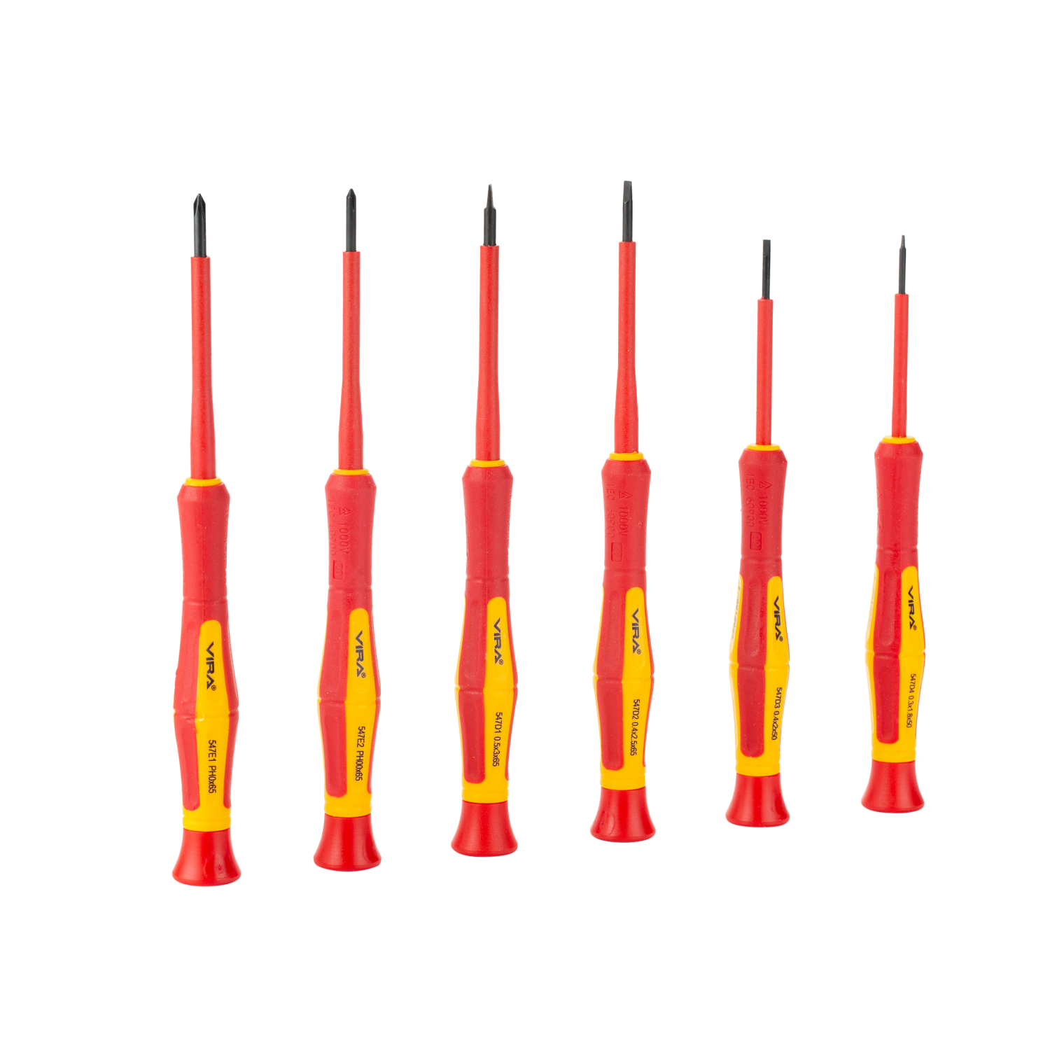 Набор отверток для точных работ диэлектрических 1000В VDE 6 шт