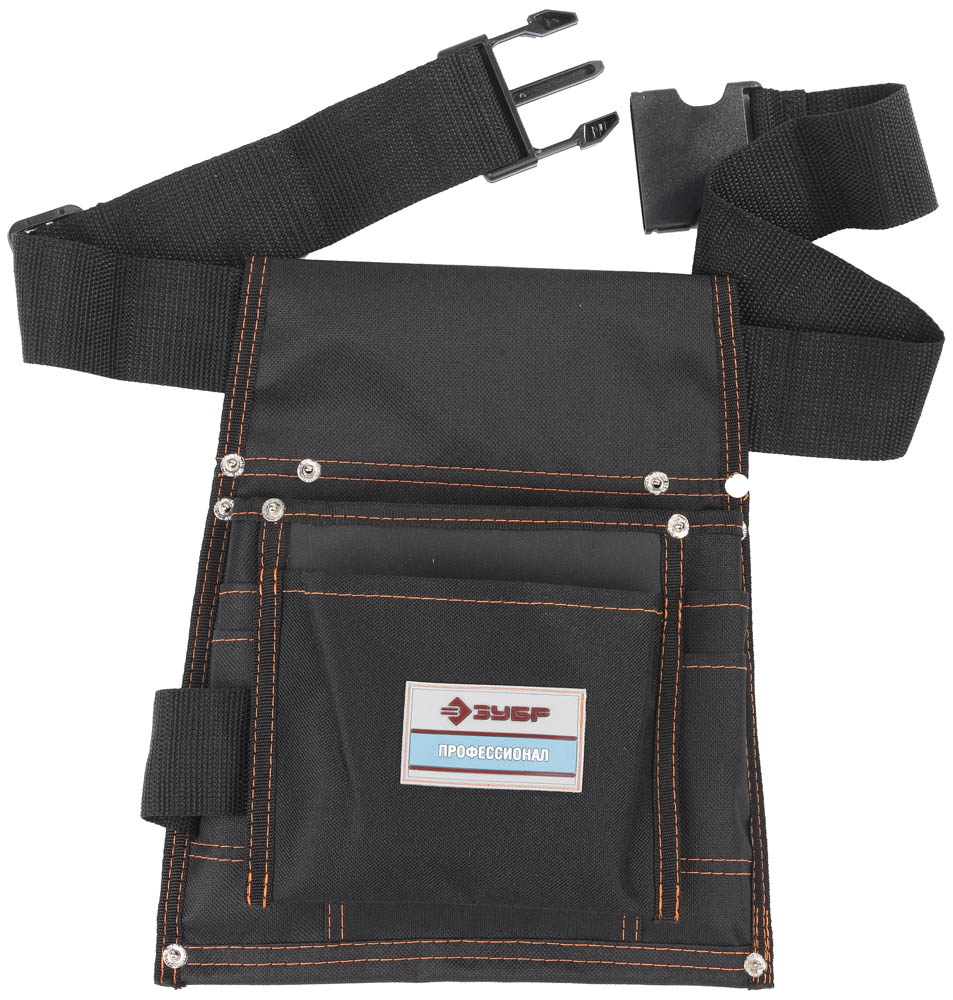 Сумка на поясе ''КРОНА'' для инструментов, нейлоновая, 10 карманов