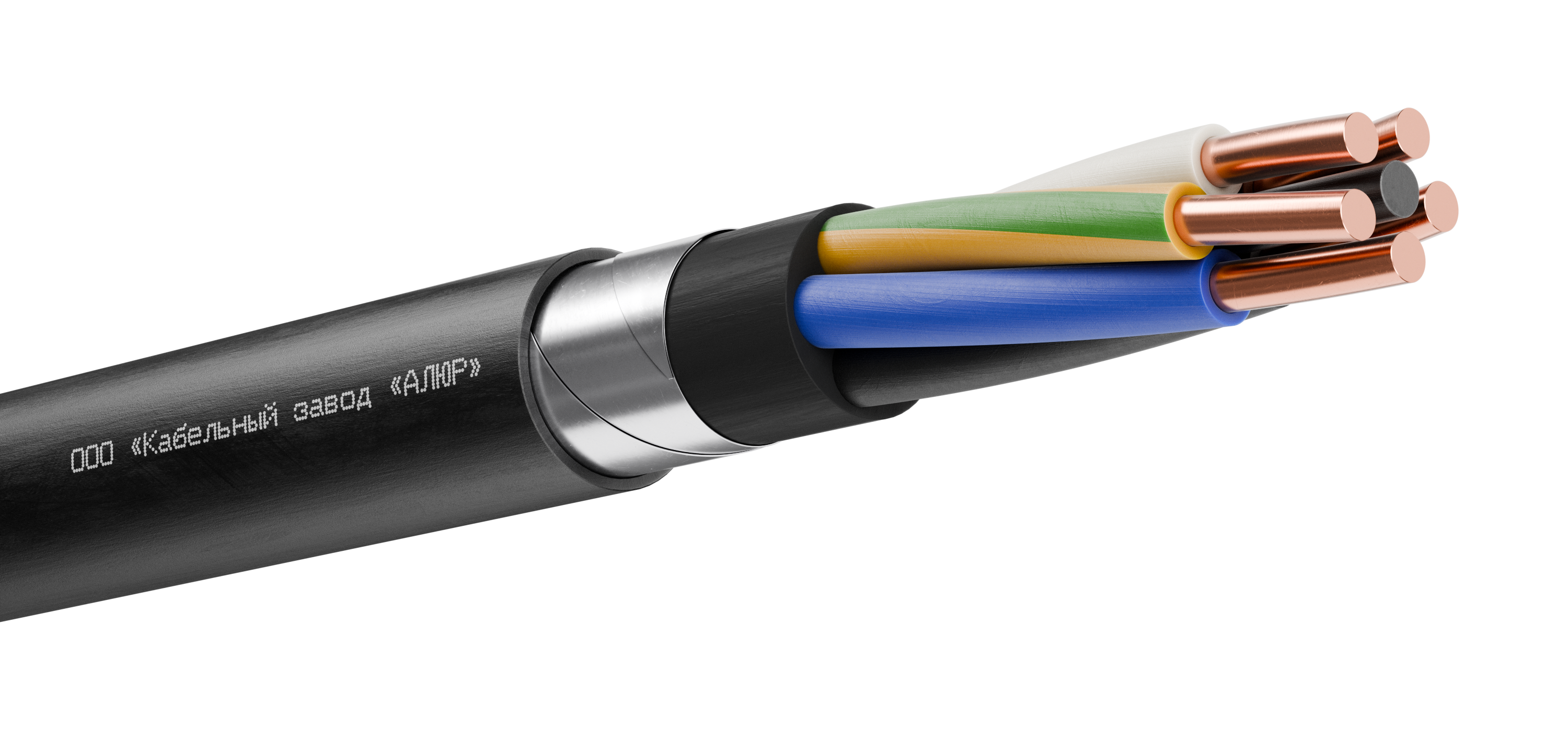 Кабель силовой ВБШвнг(А)-LS 5х6 (N.РЕ)-0.66 однопроволочный
