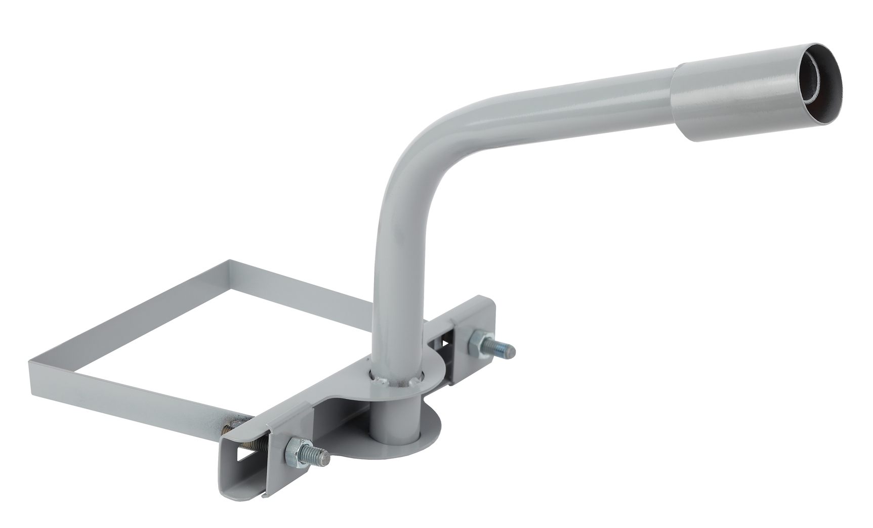 Кронштейн на опору для уличного светильника с 1   хомутом 350mm d48mm SPP-AC3-0-350-048