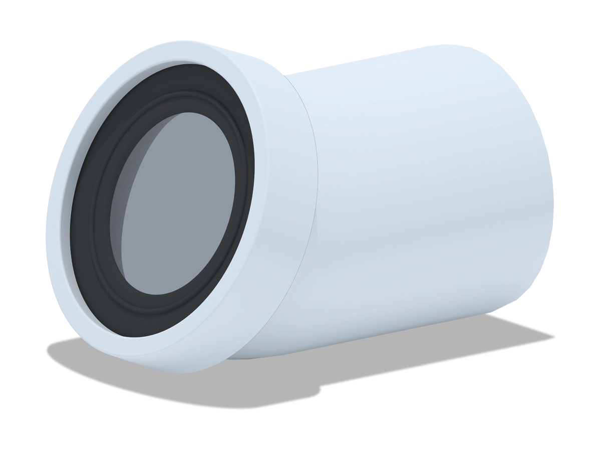 Труба фановая АНИ 110x22.5 градусов