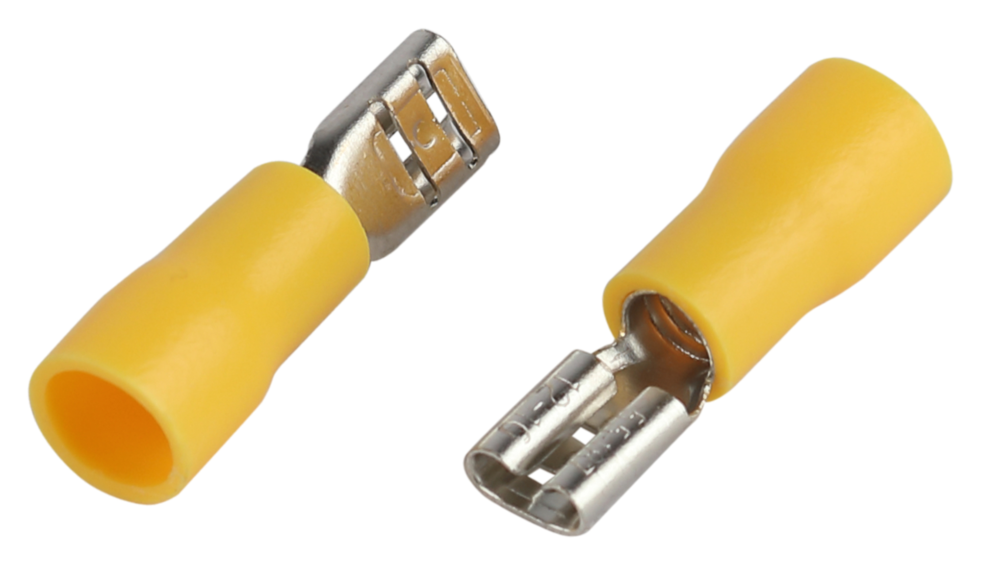 Разъем плоский NO-225-37 РпИм 5.5-6-0.5 изолированный «розетка» (упаковка 10 штук)