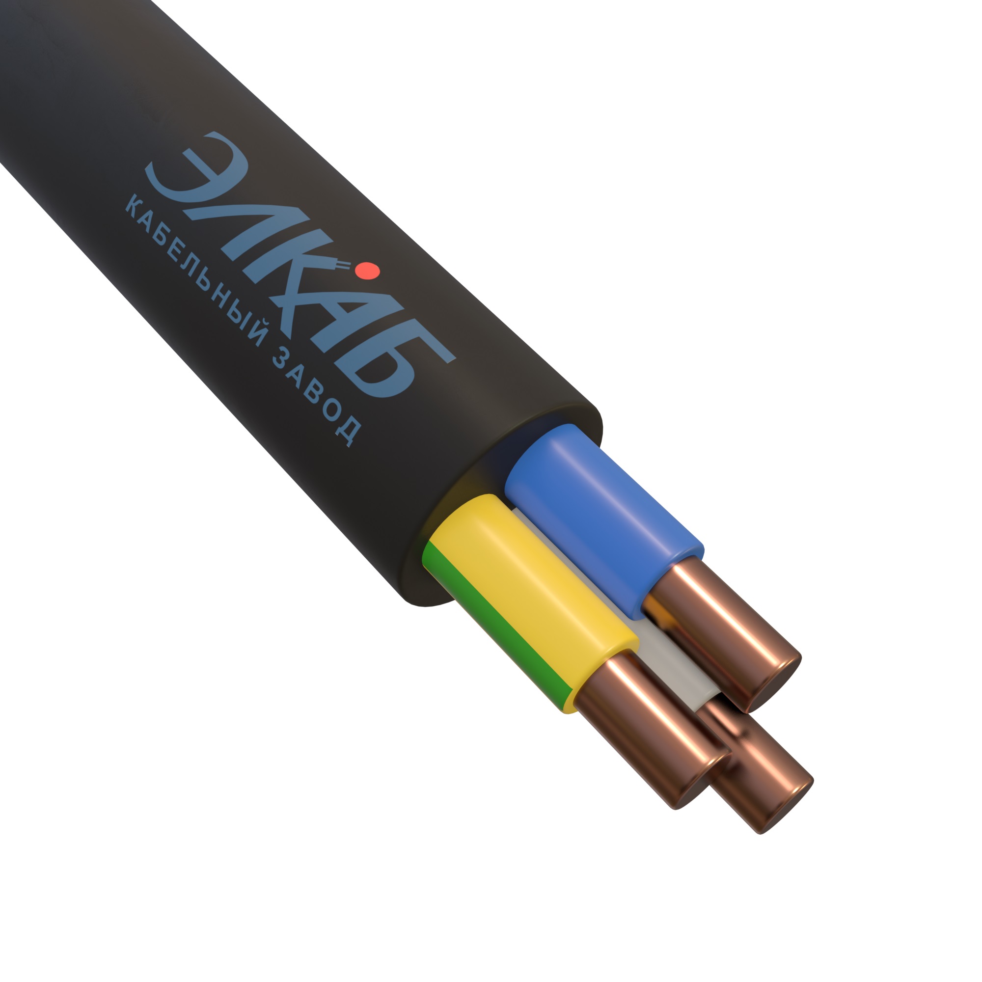 Кабель силовой ВВГнг(А)-LSLTx 3х2,5 ок (N,PE) - 0,66 кВ ТРТС