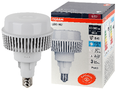 Лампа светодиодная LED HQ 105Вт E40  (замена 250Вт )холодный  белый OSRAM