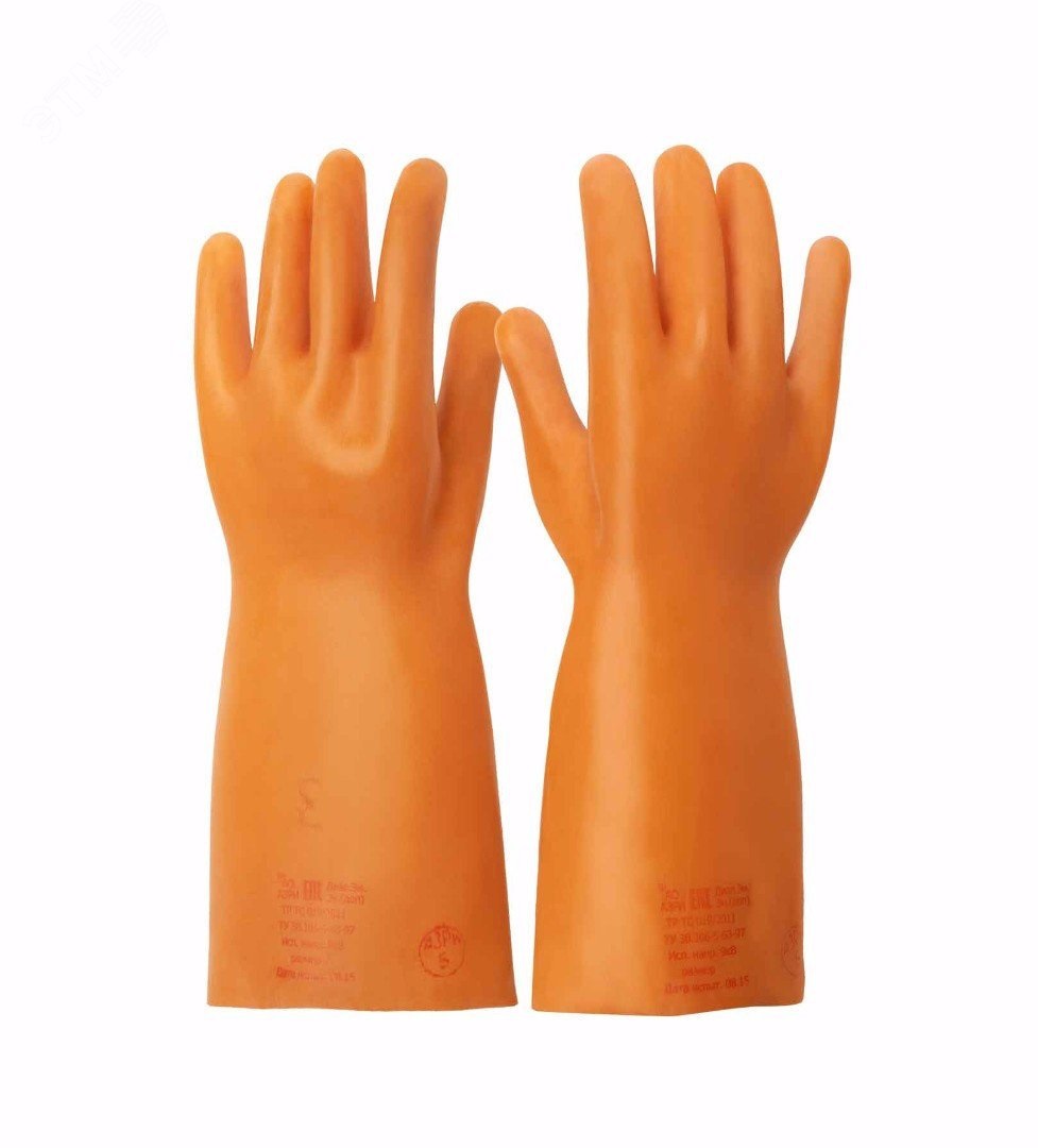 Перчатки латексные диэлектрические (р.4) (АЗРИ)