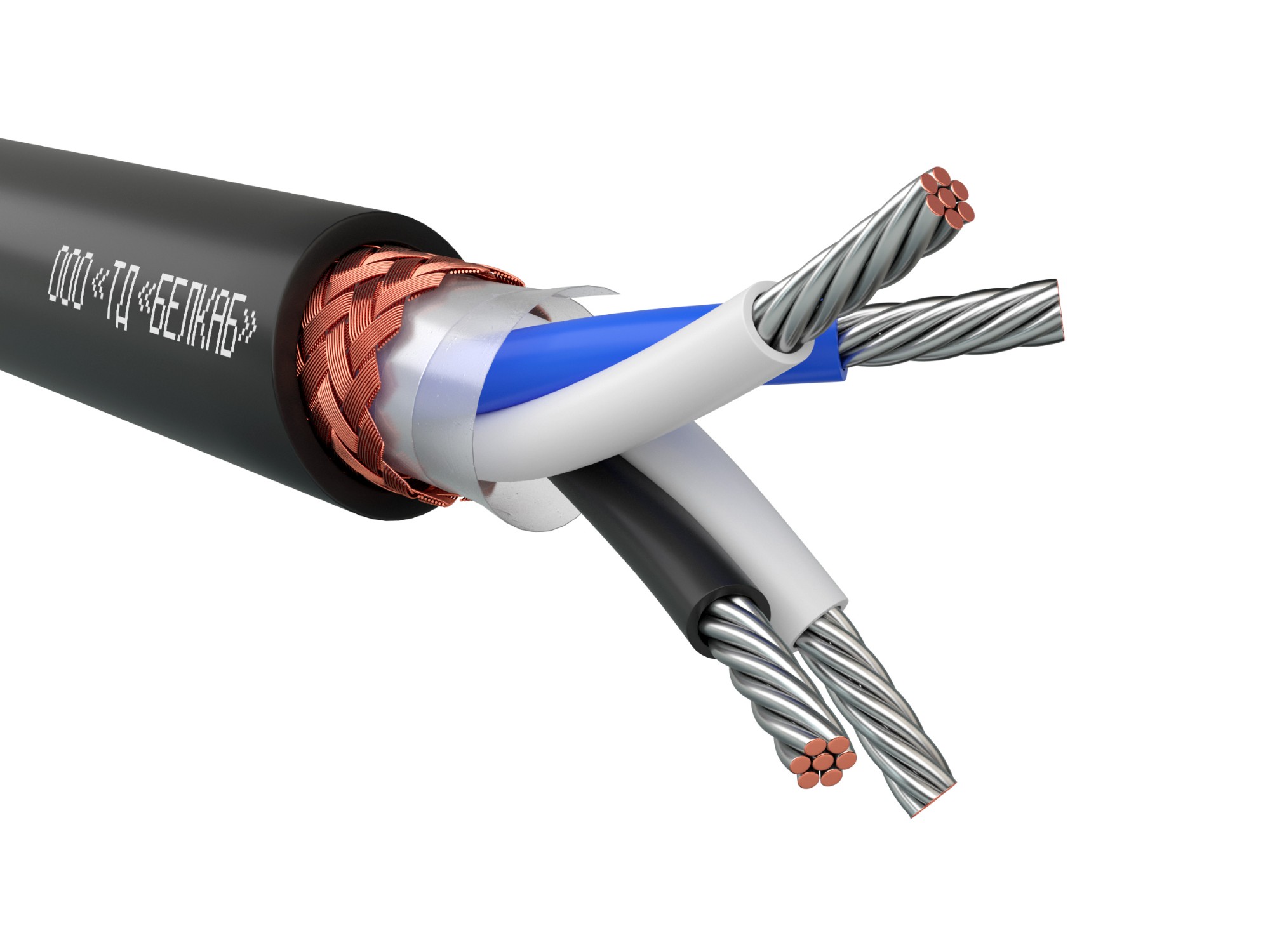 Кабель монтажный МКЭШВнг(А)-HF 2х2х0,75 ТРТС