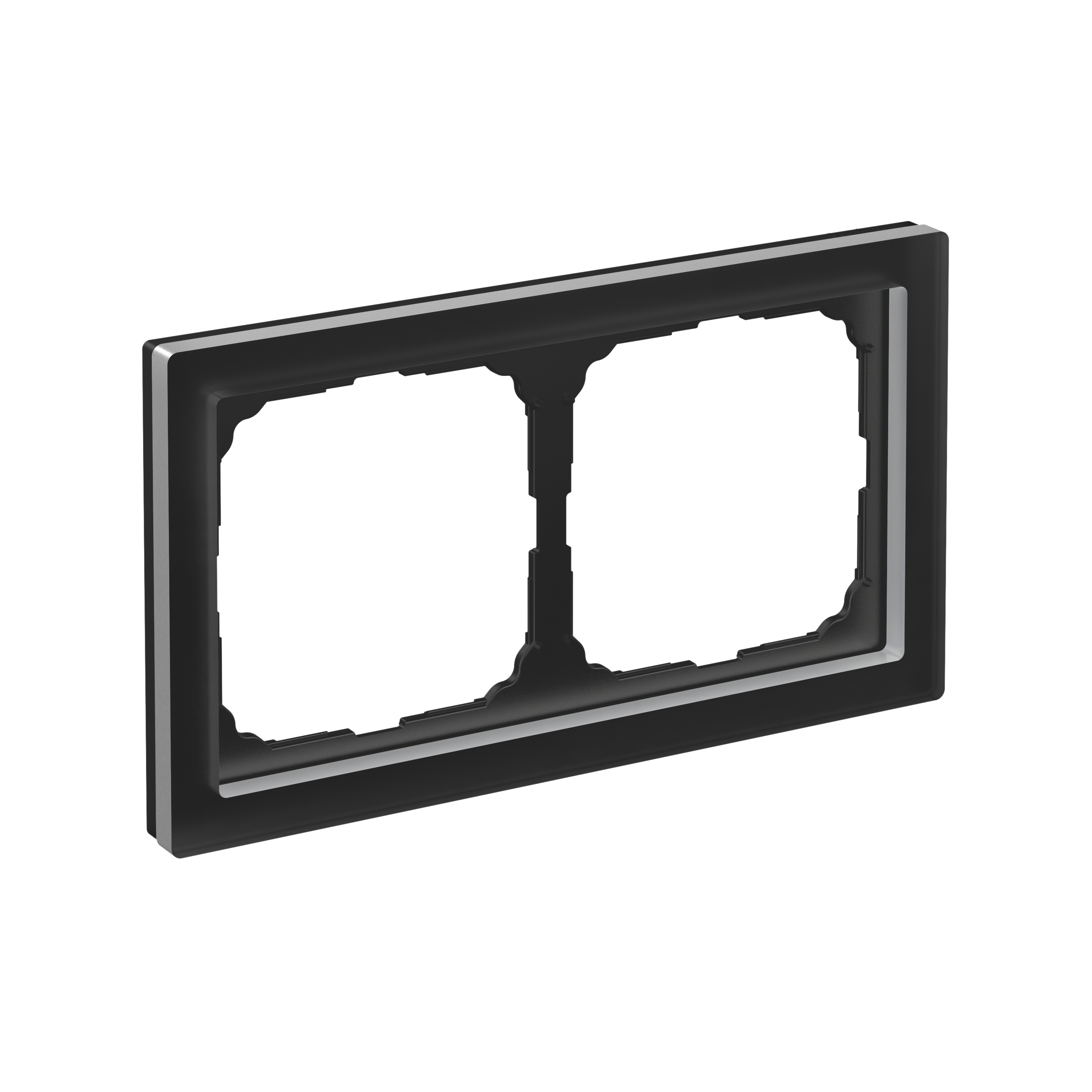 ARTGALLERY PURE 2-постовая РАМКА, МАТОВОЕ ОРГАНИЧЕСКОЕ СТЕКЛО ЧЕРНЫЙ