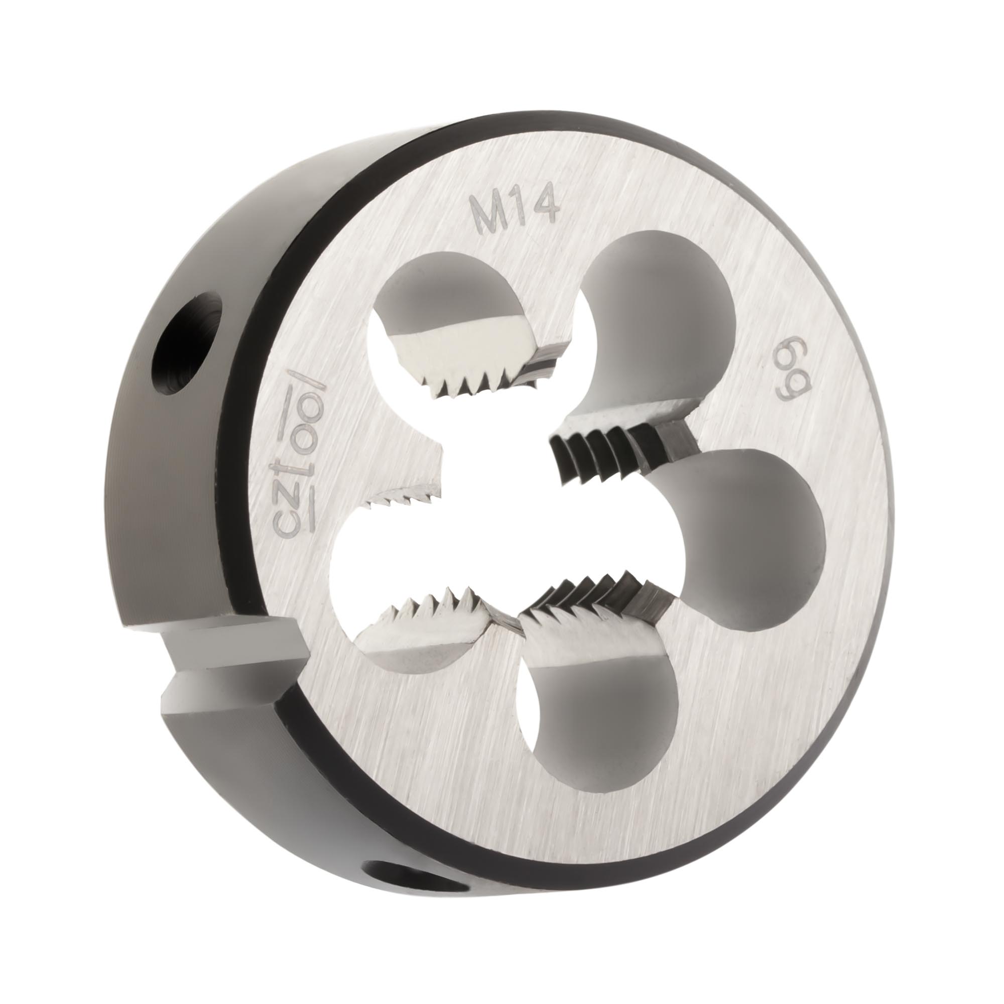 Плашка М14х2,0 DINEN22568 115CrV3 6g 38х14мм (CzTool)