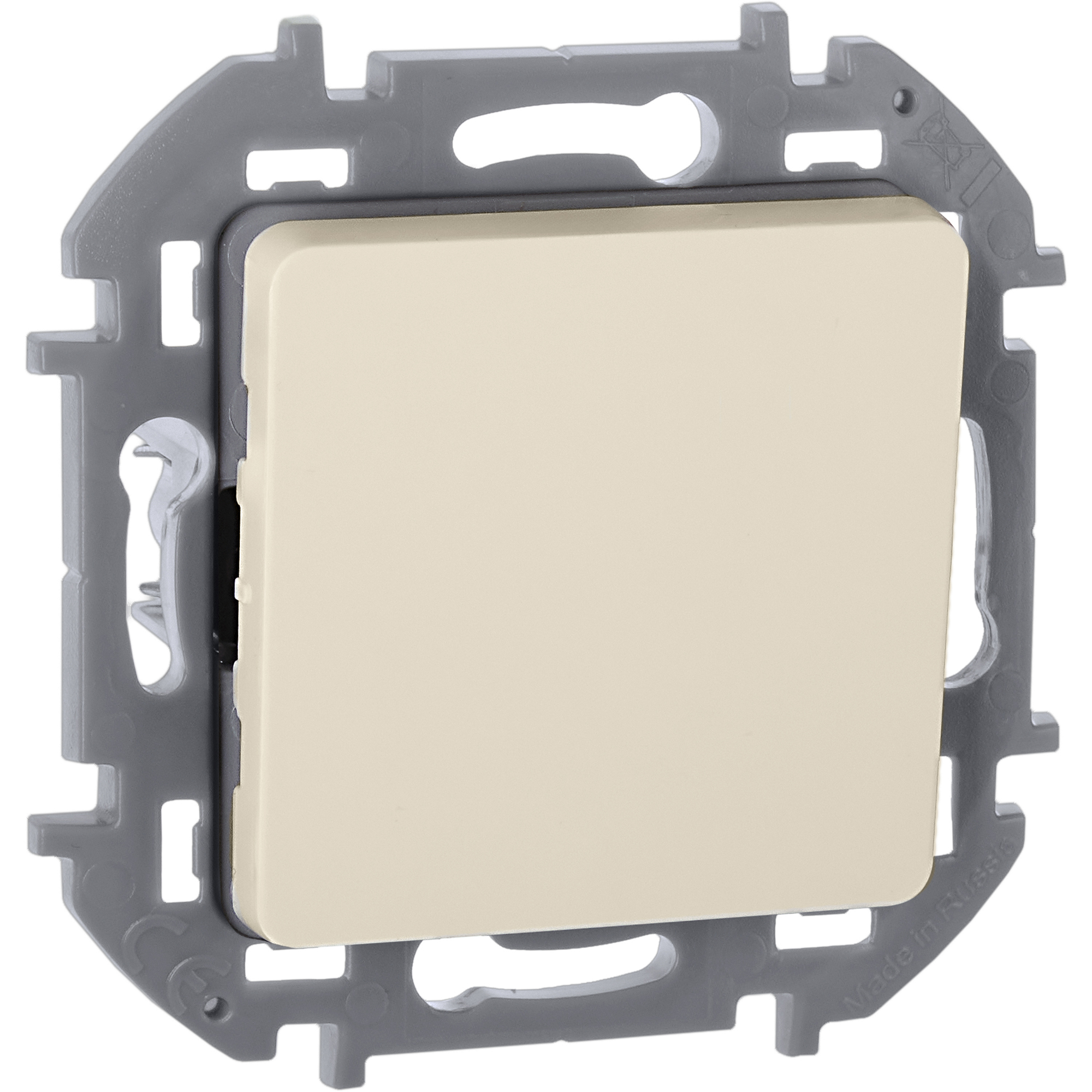 Переключатель одноклавишный INSPIRIA 10 AX 250 В~ слоновая кость