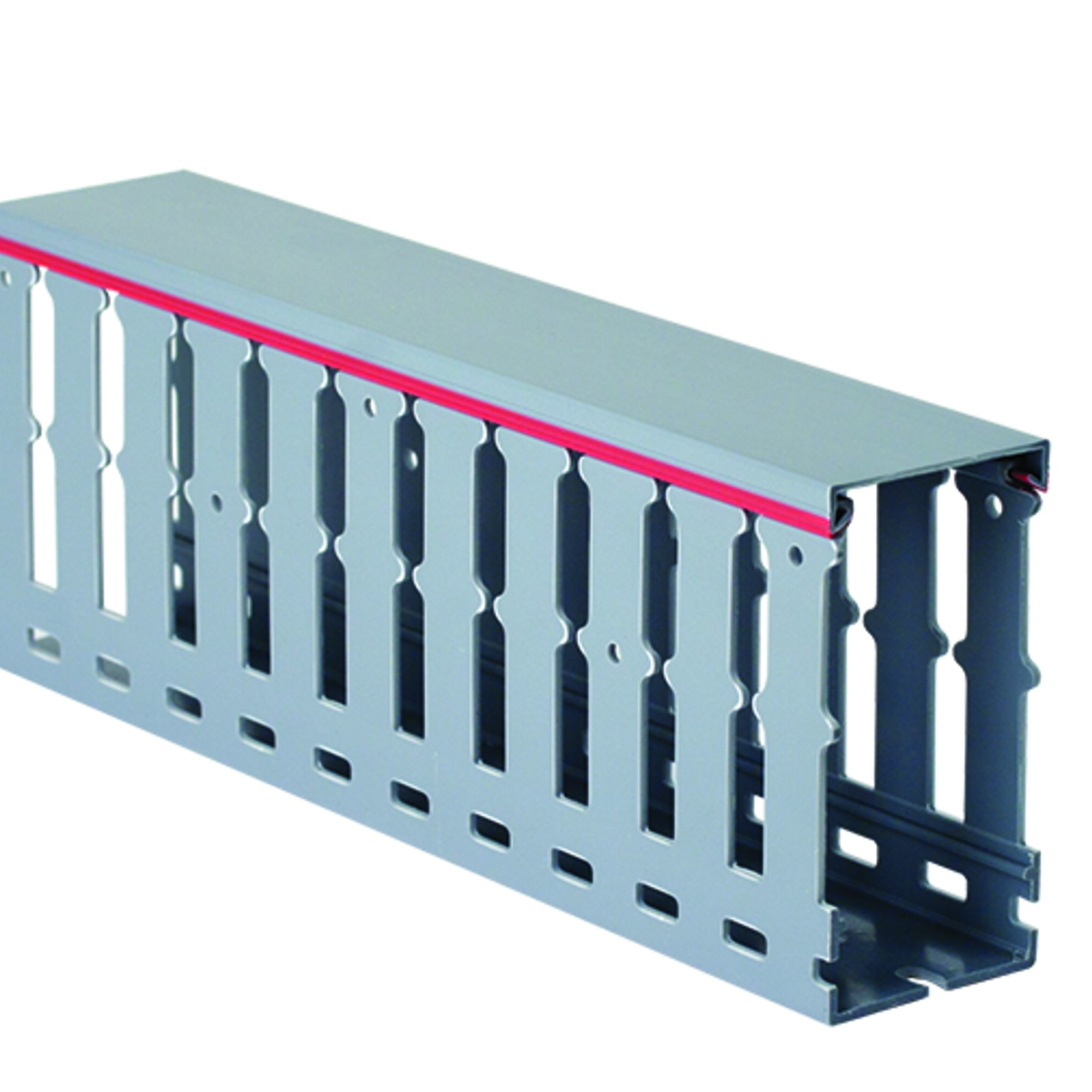 Короб перфорированный серый RL12 25x30