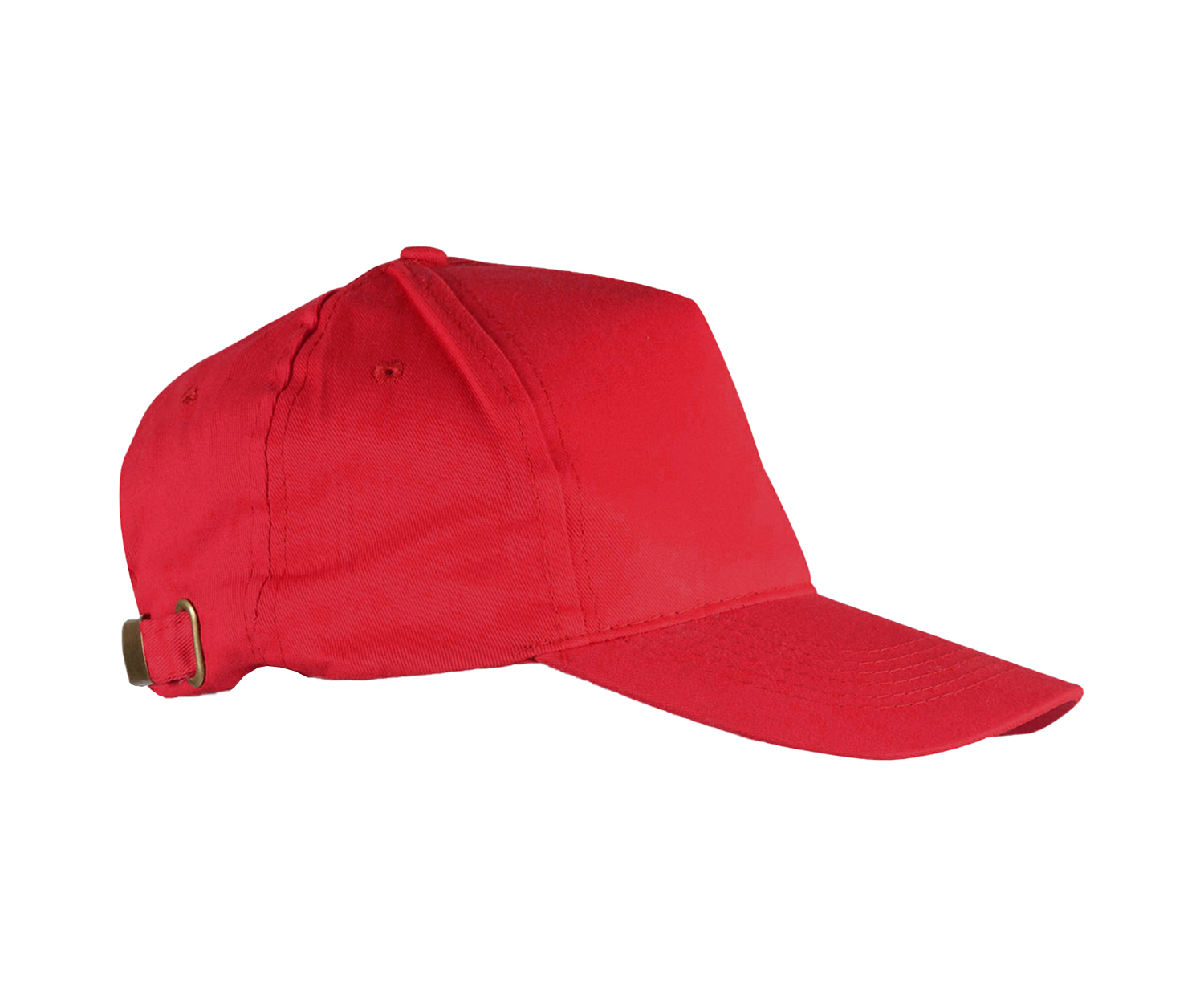 Кепка Бейсболка с мет.застежкой цв. красный