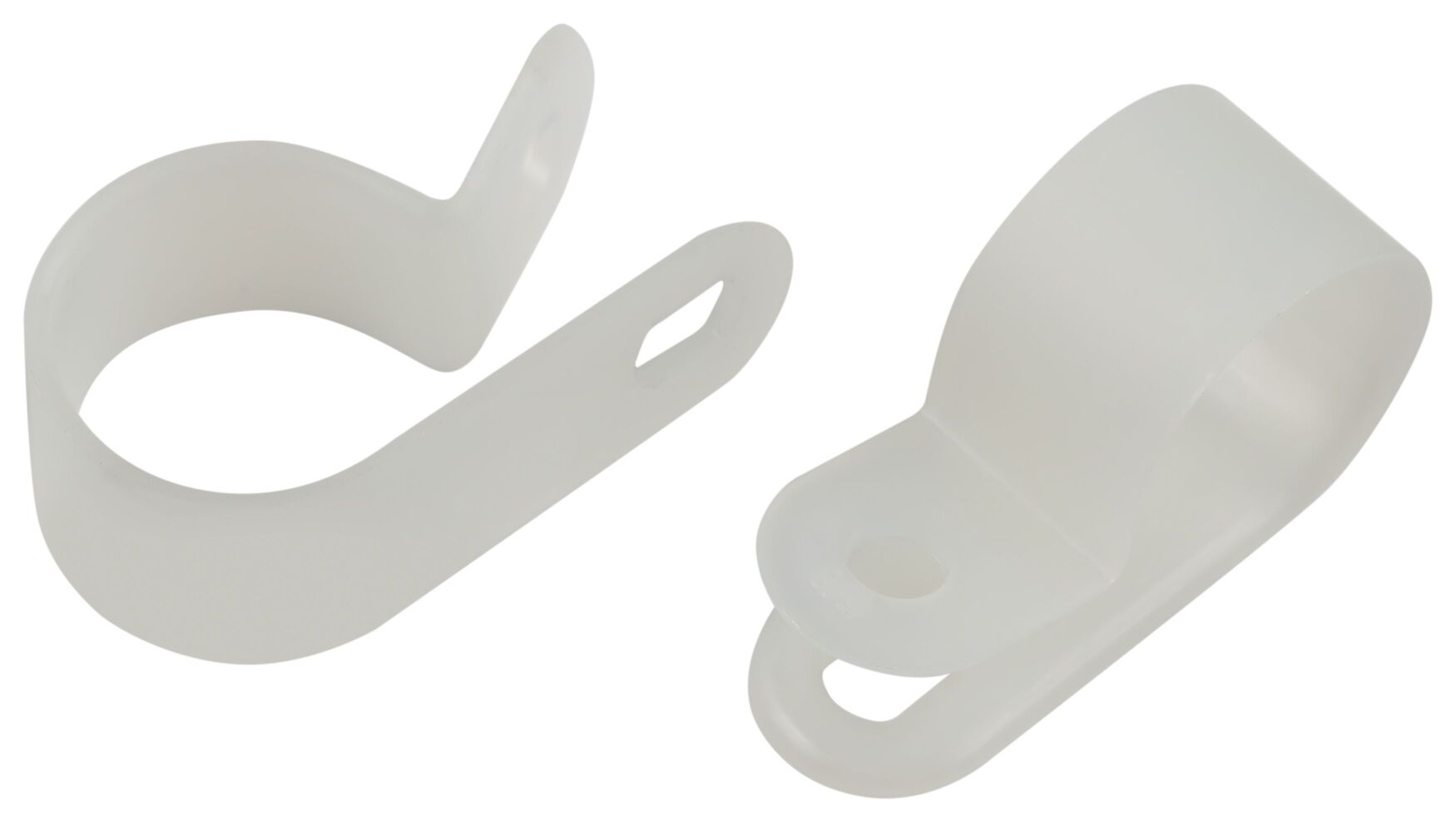 Скоба кабельная нейлоновая под винт 5 мм NO-225-262 белая 50 шт