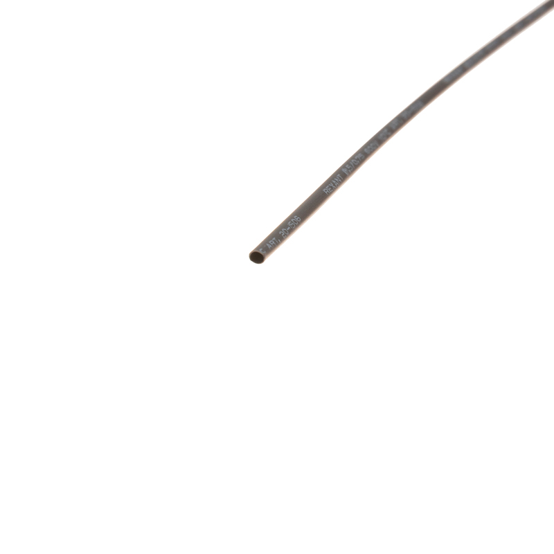 Термоусаживаемая трубка 1,5 0,75 мм, черная, упаковка 50 шт. по 1 м, REXANT