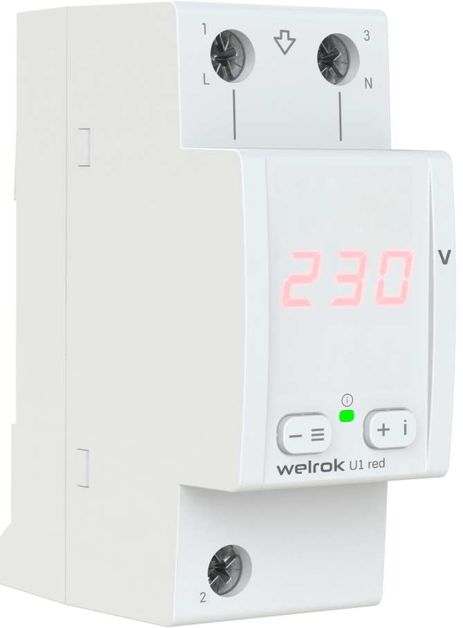 Вольтметр Welrok U1 red