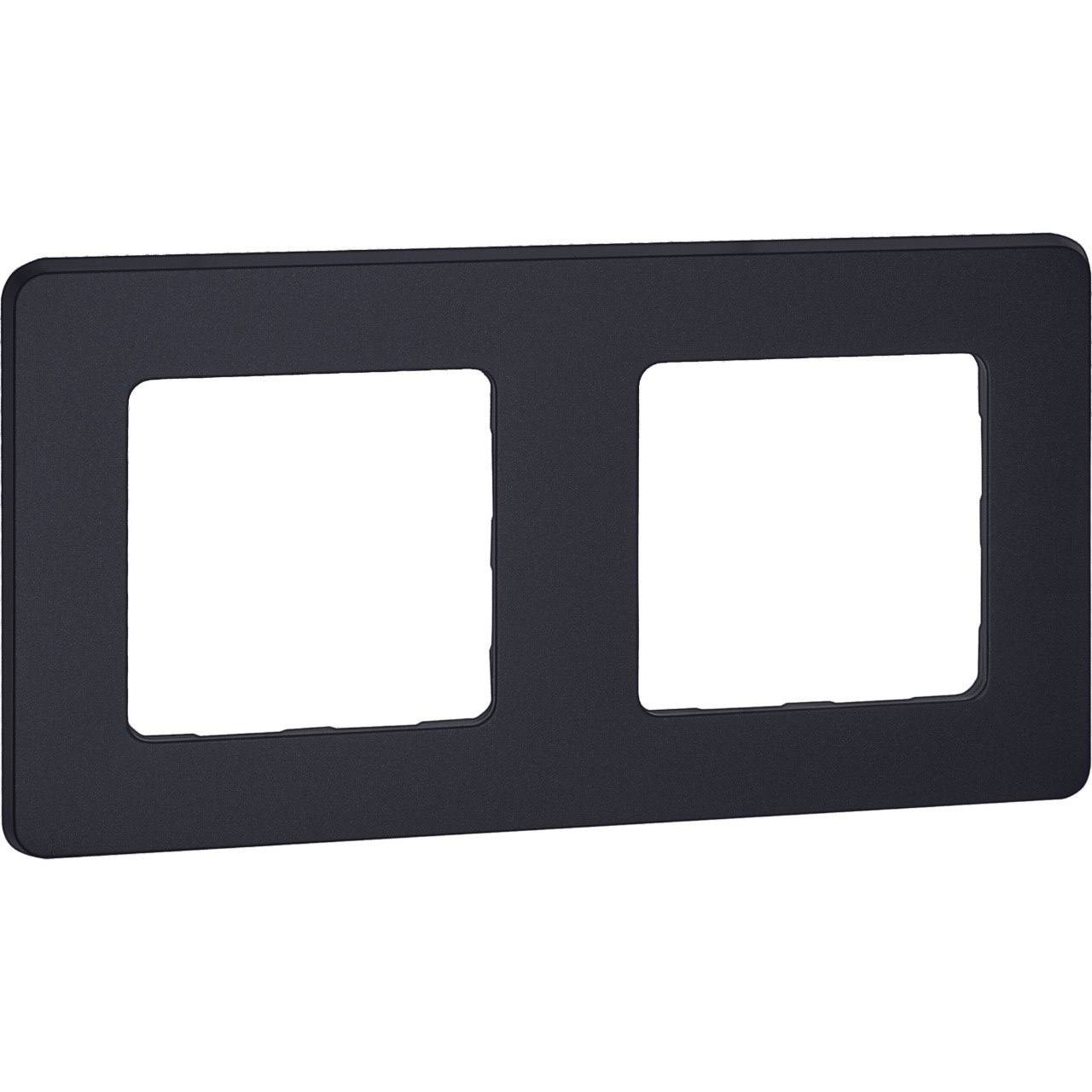 Рамка 2 поста INSPIRIA антрацит