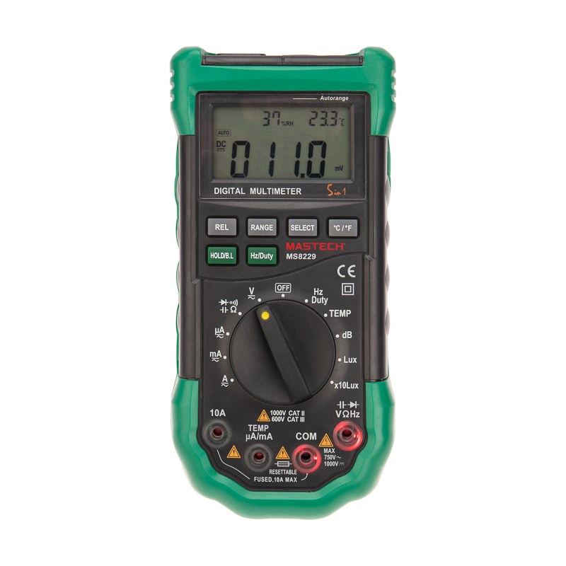 Мультиметр профессиональный 5 в 1 MS8229, REXANT