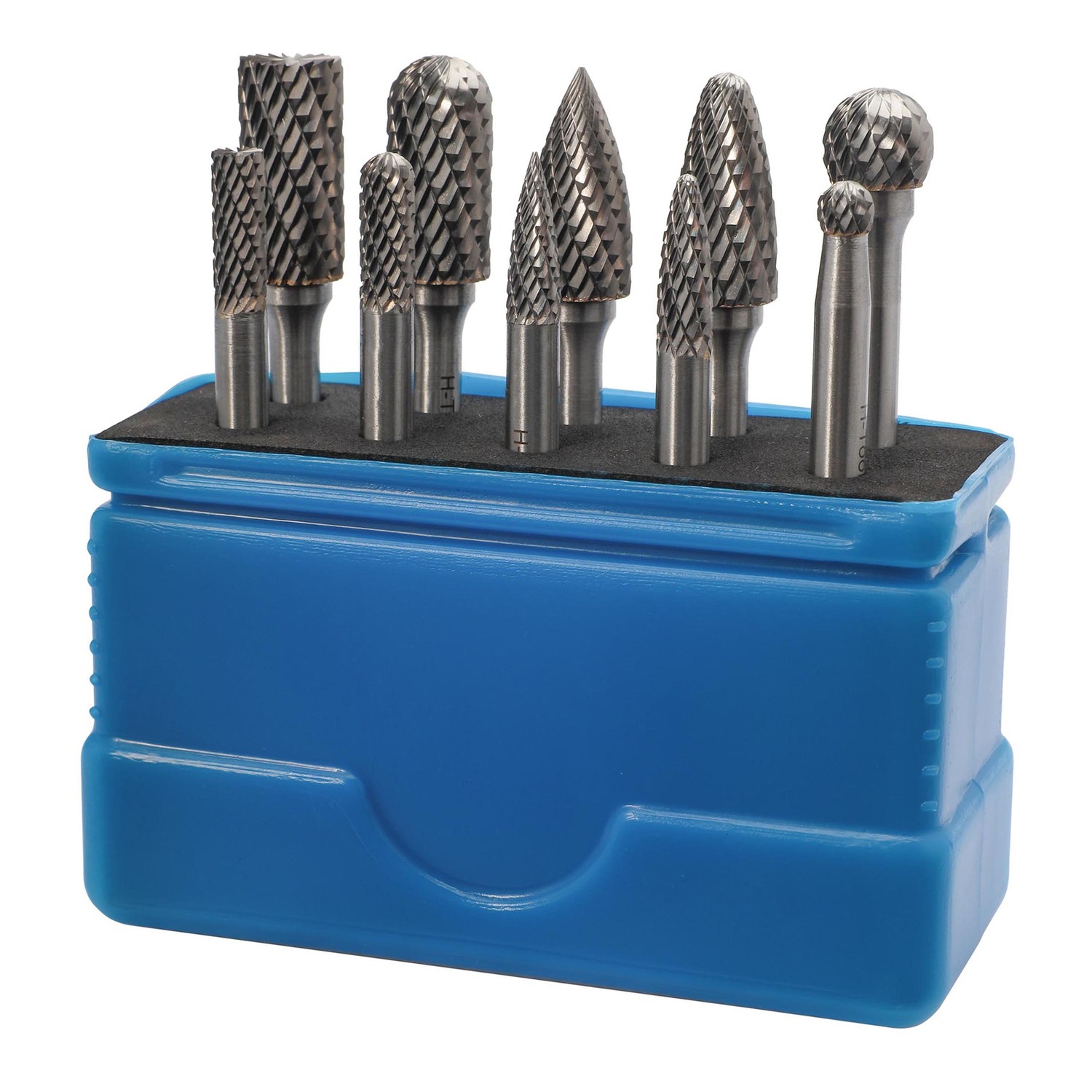Набор бор-фрез твердосплавных 10шт HM S=6мм Mini-Box