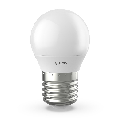 Лампа светодиодная LED 9.5 Вт 890 лм 3000К AC150-265В E27 шар P45 теплая  Black Gauss