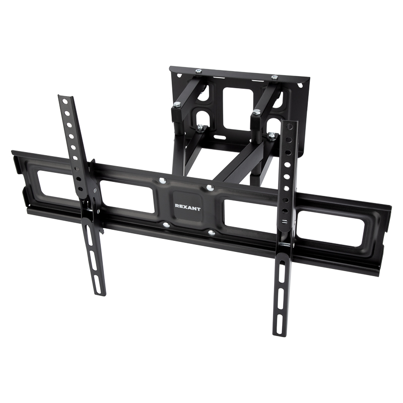 Кронштейн для телевизора 37'-70' дюймов наклонно-поворотный двойное колено HOME,