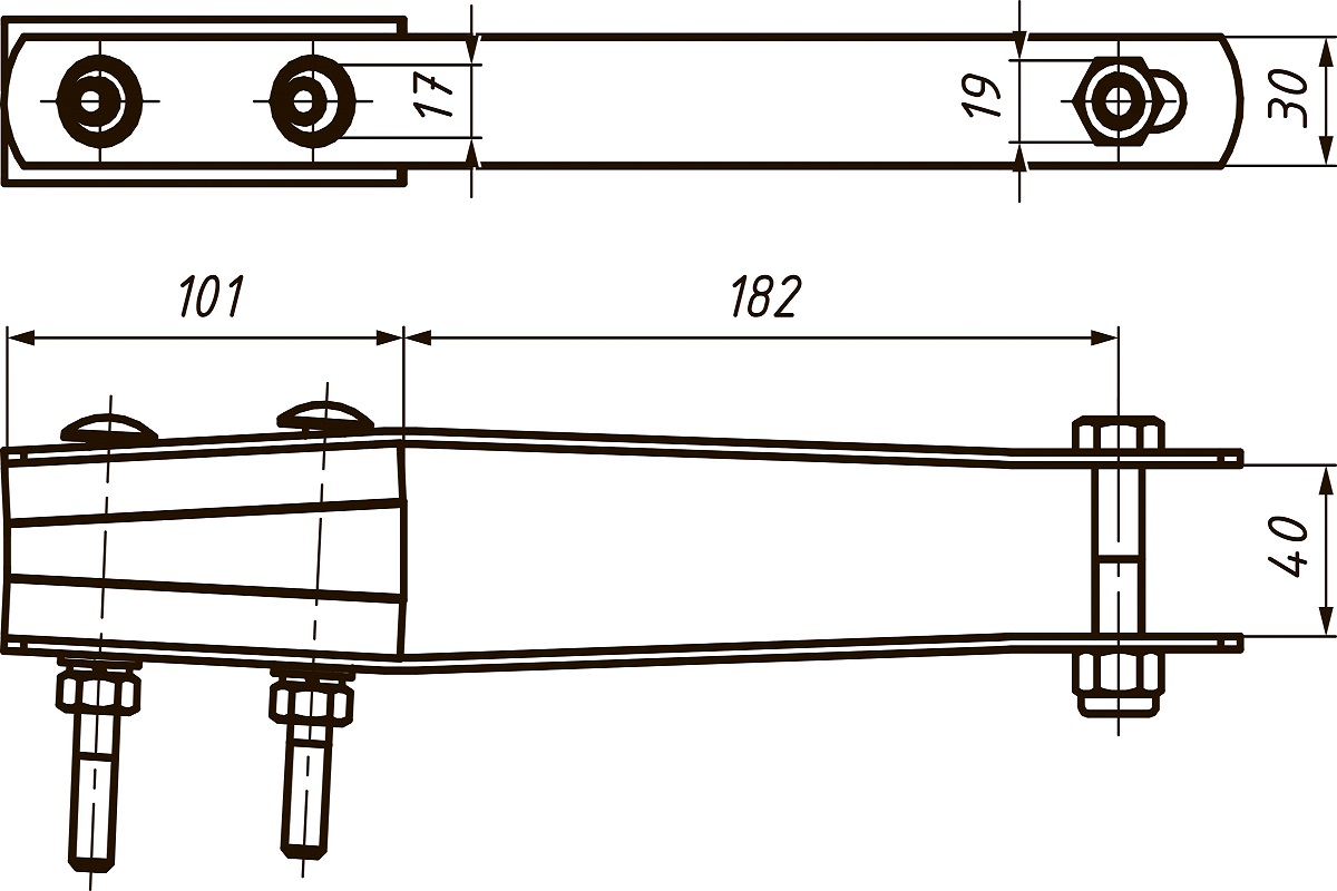 Зажим анкерный RPA 425/50