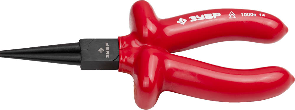Круглогубцы ''ЭЛЕКТРИК'' диэлектрические, высоковольтные до ~1000В, маслобензостойкая рукоятка, 160мм, Мастер