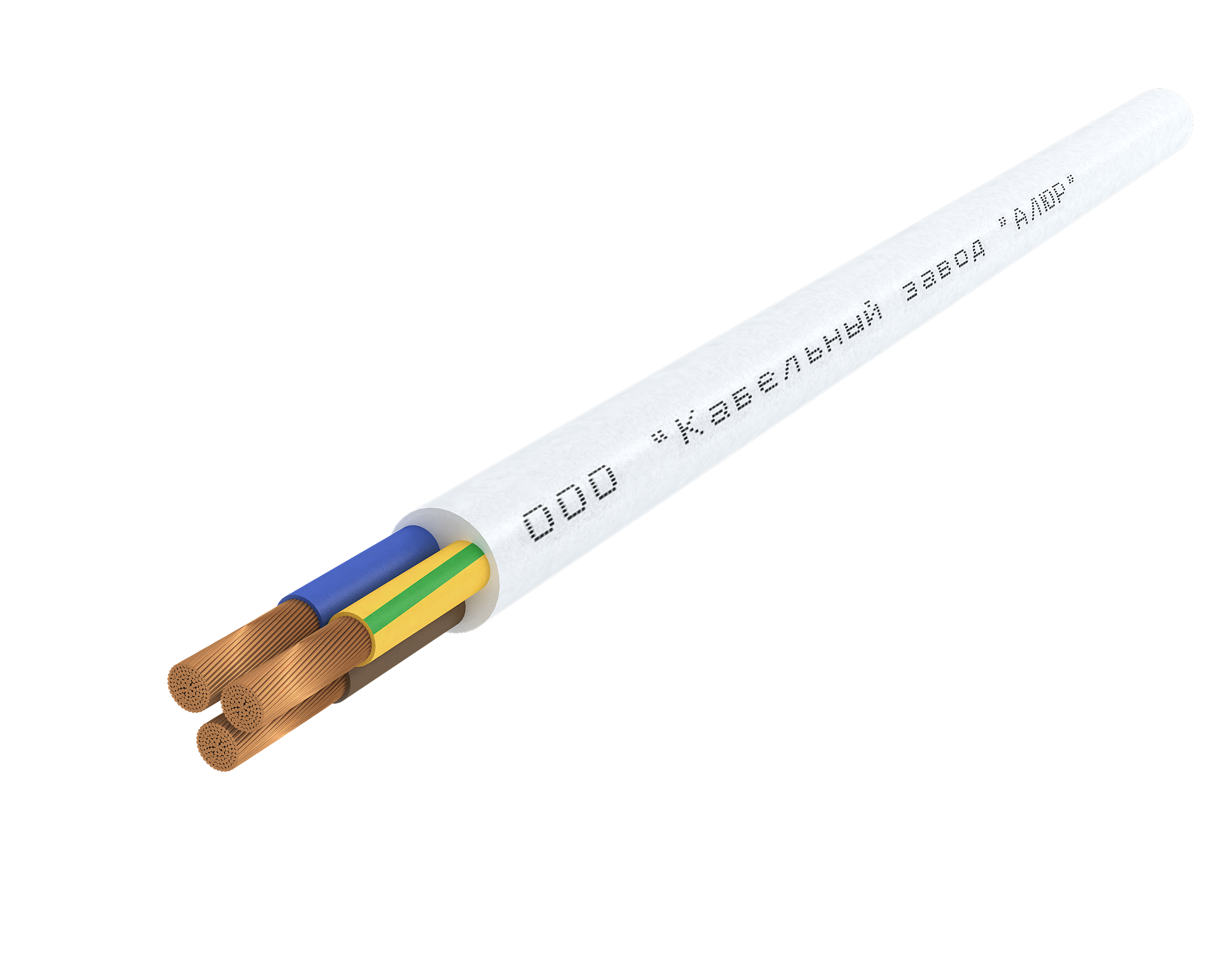 Провод ПВС 2х10.0+1х10.0-380/660 (Б. бар)