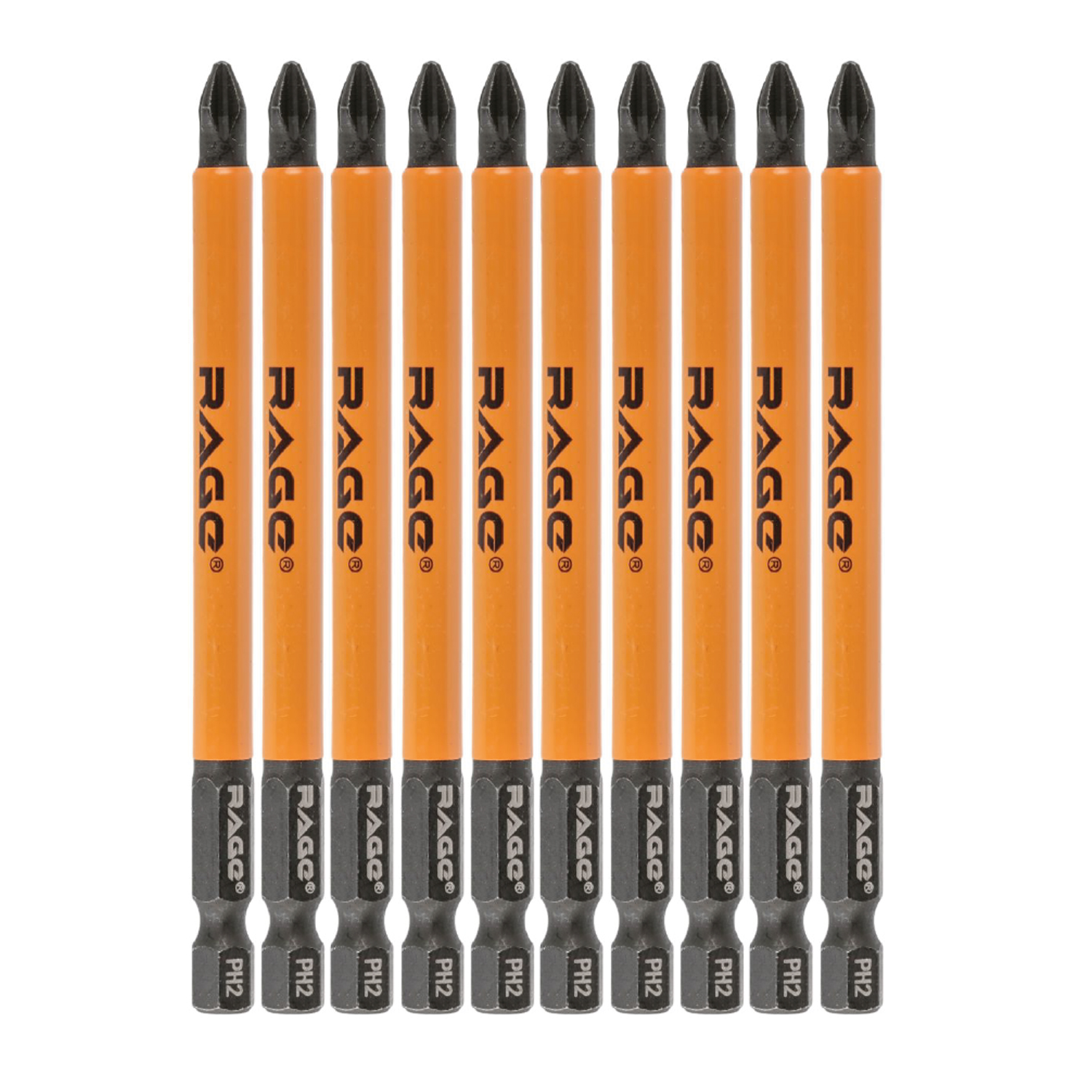 Биты магнитные S2 PH2 x 100 мм 10 шт