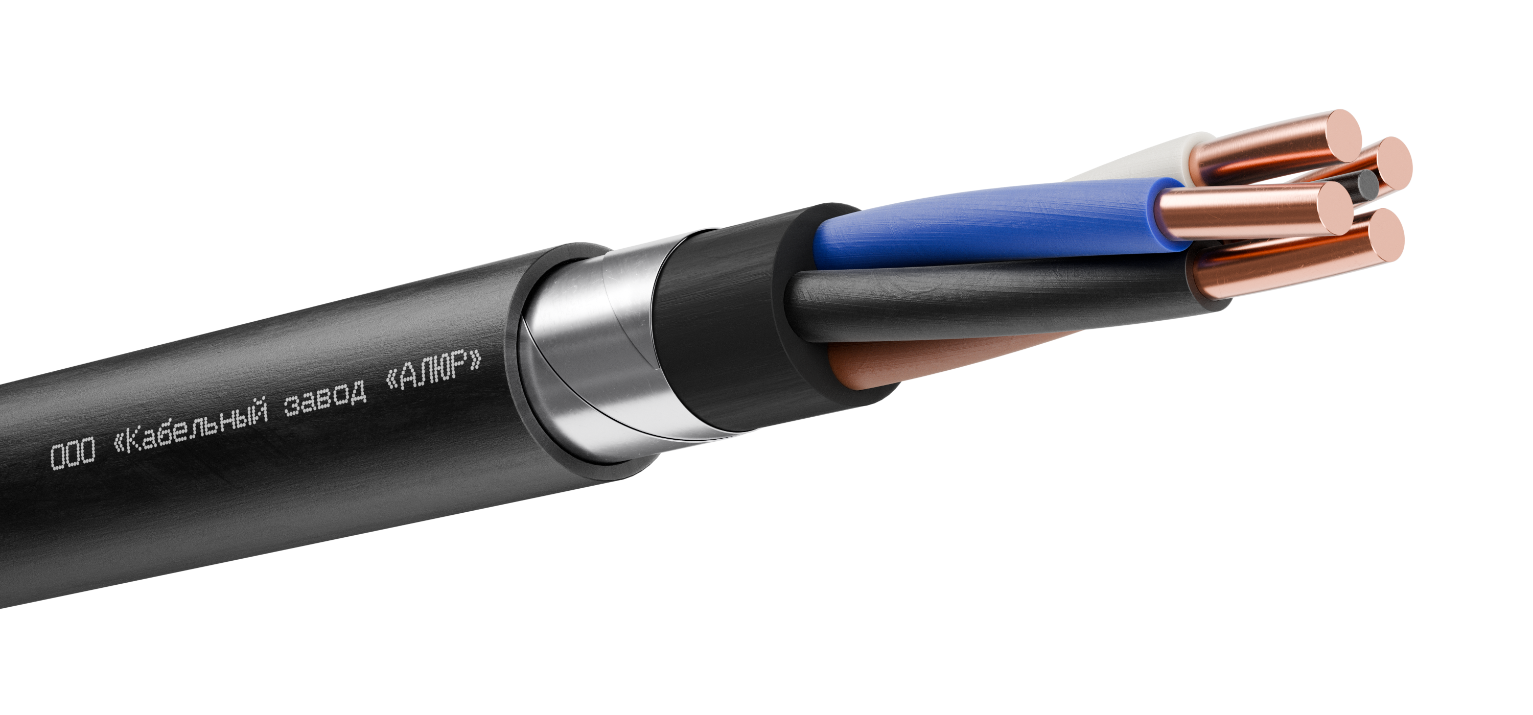 Кабель силовой ВБШвнг(А)-LS 4х25 (N)-0.66 однопроволочный барабан