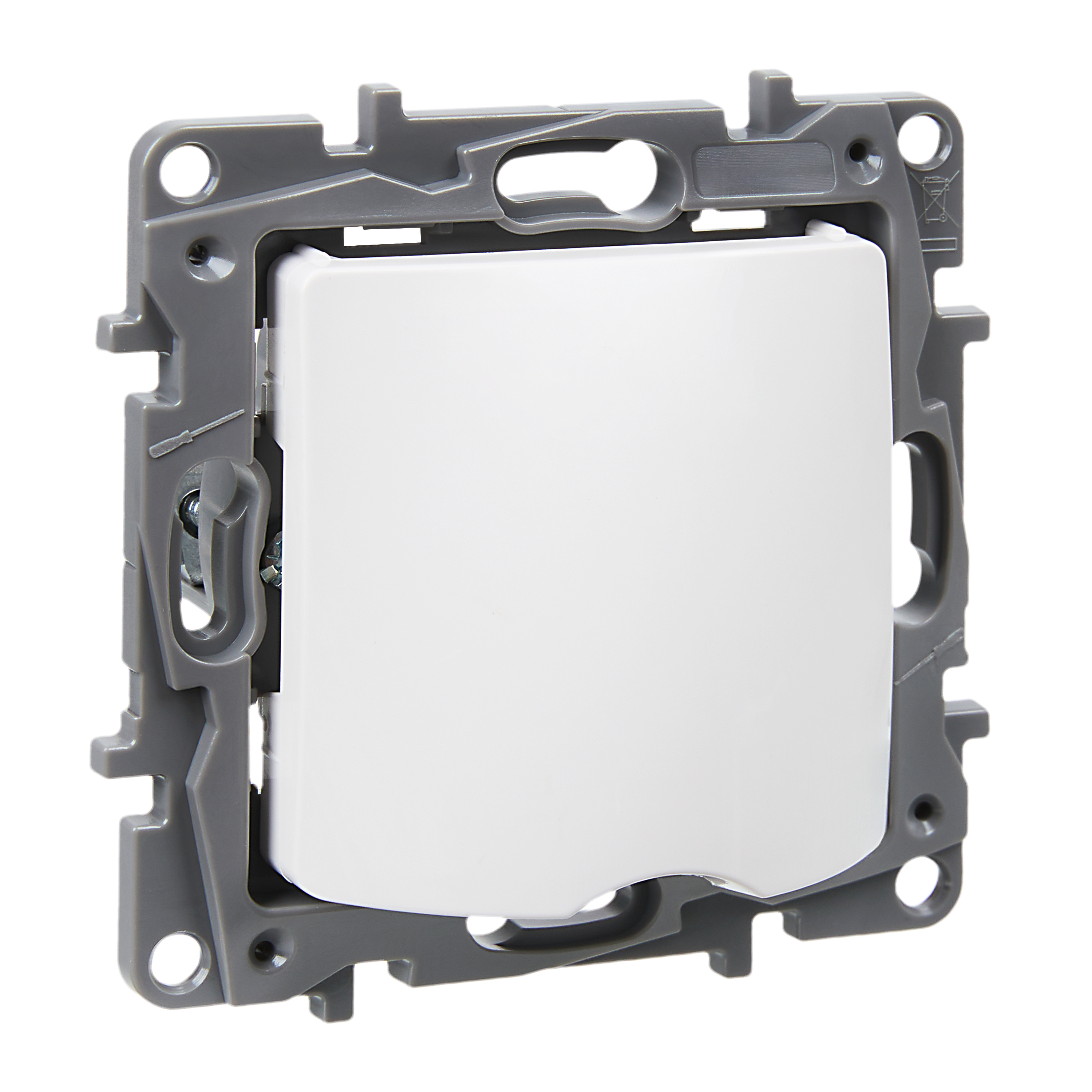 ETIKA Вывод кабеля IP21 белый