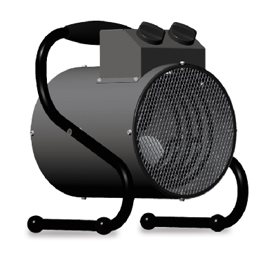 Пушка тепловая электрическая на 2 кВт, круглая