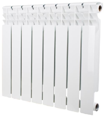 Радиатор биметаллический секционный 500/80/4 боковое подключение