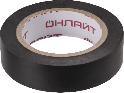Изолента ОНЛАЙТ 71 674 OIT-B15-10/BL черная