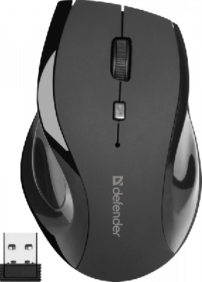 Мышь беспроводная Accura мм-295 800-1600 dpi, 6 кнопок, черный