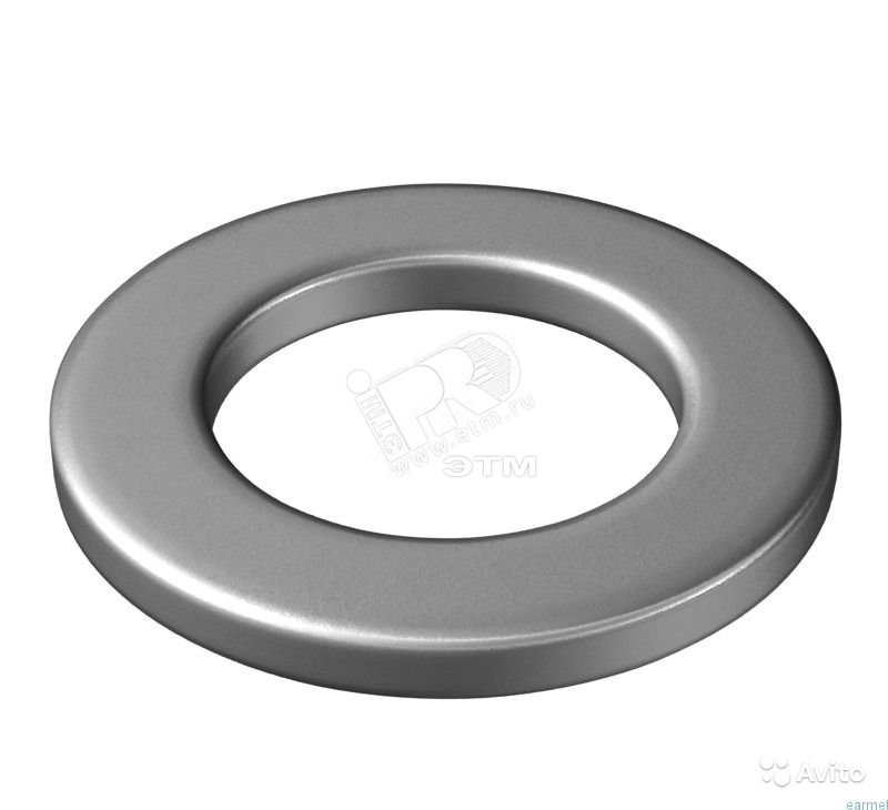 Шайба DIN125 М8 покрытие цинк 100 шт