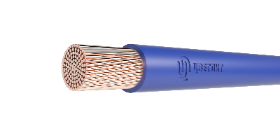 Провод силовой ПуГВ 1х1.5 синий ТРТС многопроволочный