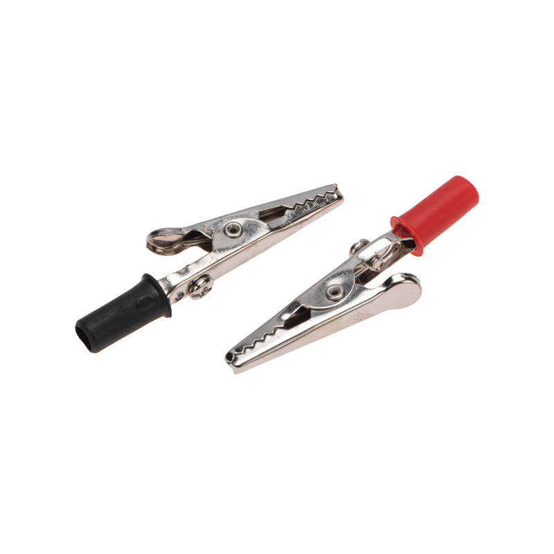 Зажим крокодил длина 53 мм ток 15A 2 шт. пакет БОПП,