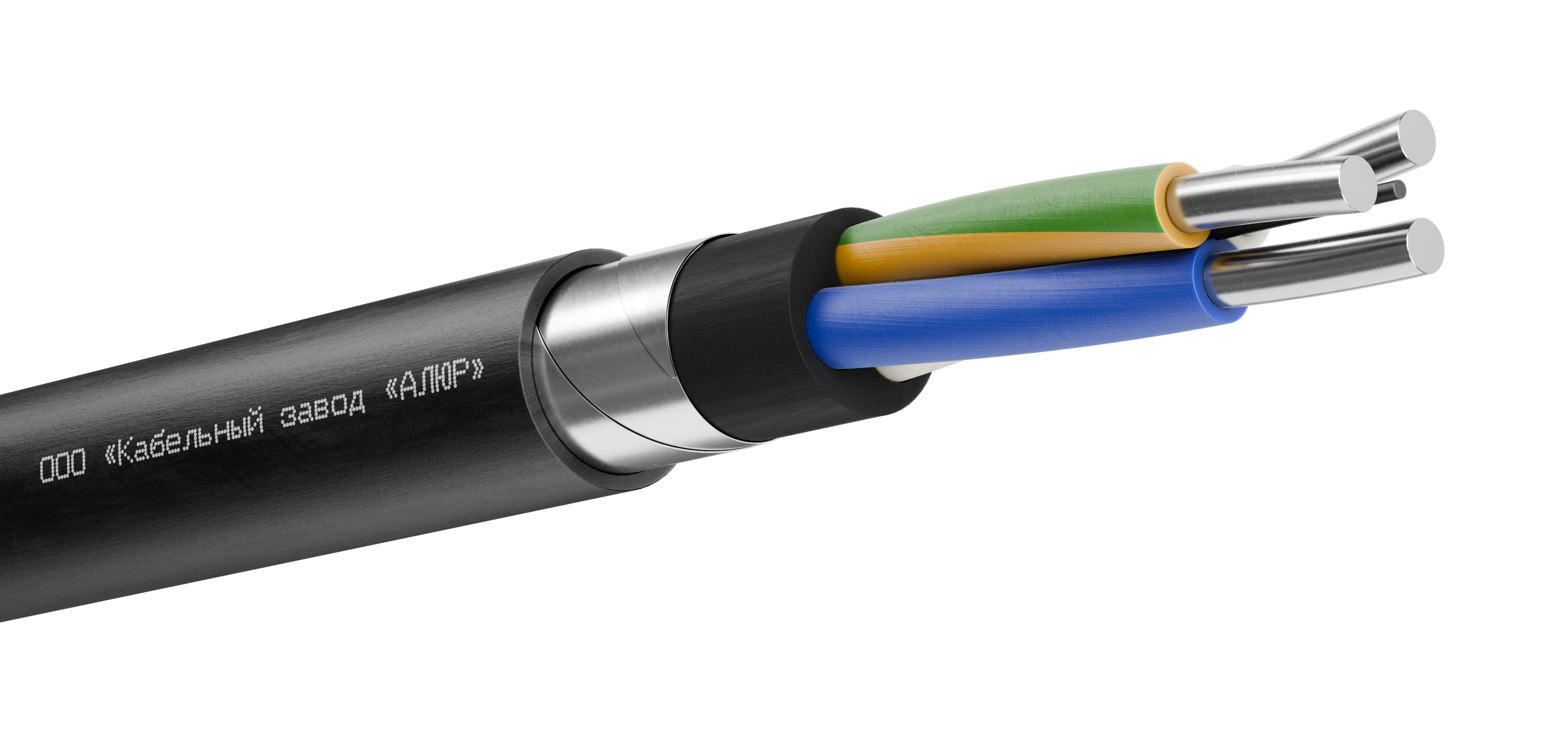 Кабель силовой АВБШв 3х10 (N.PE)-1 однопроволочный барабан