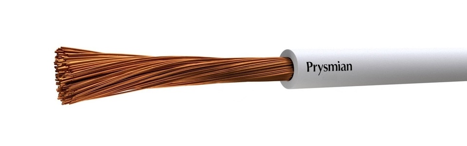 Провод ПУГВ 1х0.5 белый многопроволочный