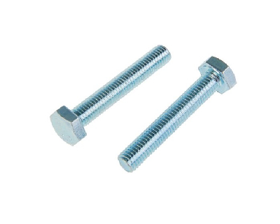 Болт ГОСТ 7798-70 М10х80 шестигранная голова полная резьба класс прочности 8.8 покрытие цинк