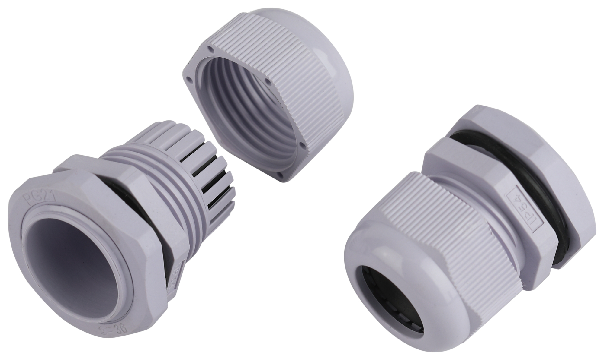 Ввод кабельный сальник NO-224-235 PG 21 (d отв.28 мм / d провод.13-18 мм) IP54 (упаковка 15 штук)