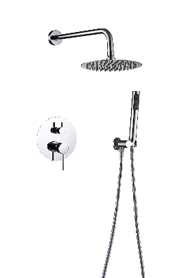 Душевая система с тропическим душем ПСМ-ST-02 встраиваемая тип См–ДшОРЗШтШл