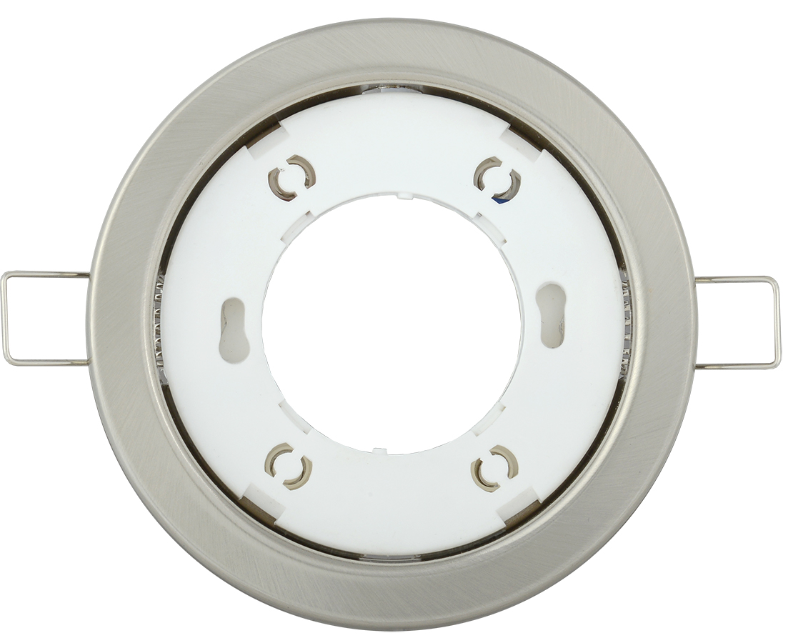 Светильник 4114 встраиваемый декоративный под лампу GX53 хром матовый