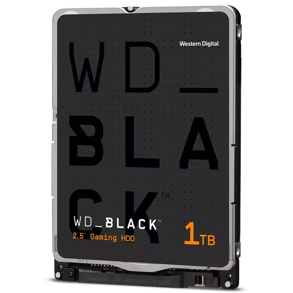 Жесткий диск 1TB Black 2.5'', SATAIII, 7200 об/мин, 64 МБ