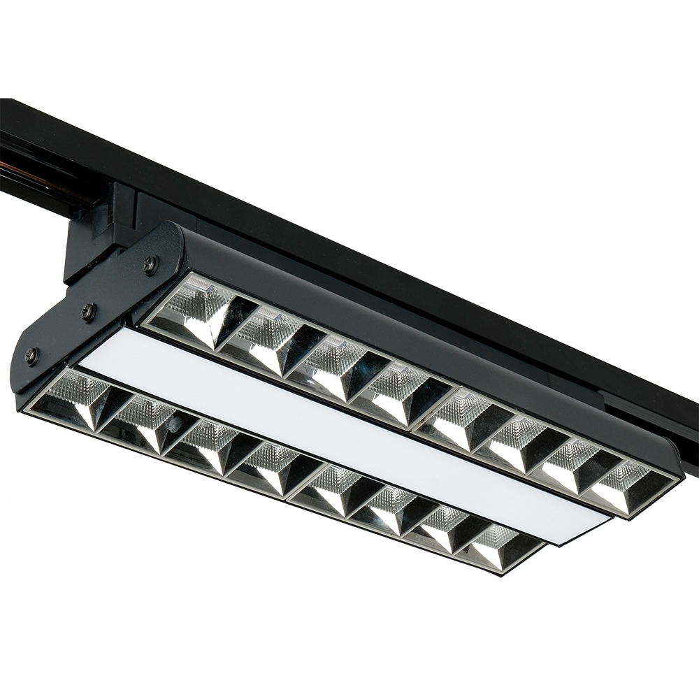 Светильник светодиодный трековый на шинопровод черный ДПО-60Вт IP40 4000К PTR 1732