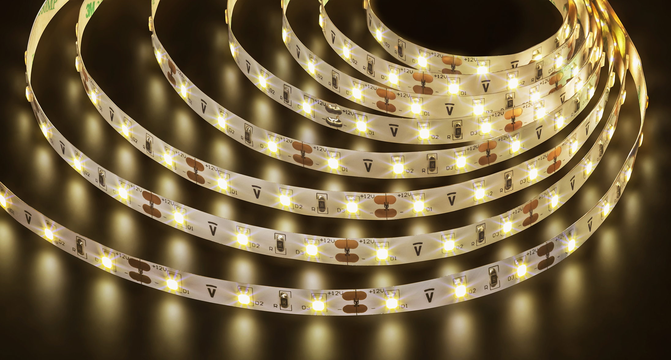 Лента светодиодная 4.8Вт/м 12В 3000К IP20 60LED/м NLS-3528-PRO 5м